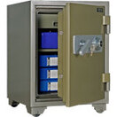 Огнестойкий сейф Booil TOPAZ BSD-670 с кассовой ячейкой, с кодовым и ключевым замками 