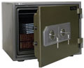 Огнестойкий сейф Booil TOPAZ BSK-310 с лотком, с двумя ключевыми замками 